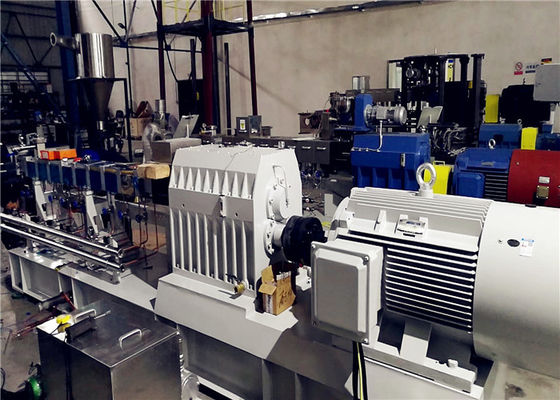 Κίνα Δίδυμη μηχανή εξωθητών βιδών για την παραγωγή παραγωγής 400-500kg/Hr Masterbatch προμηθευτής
